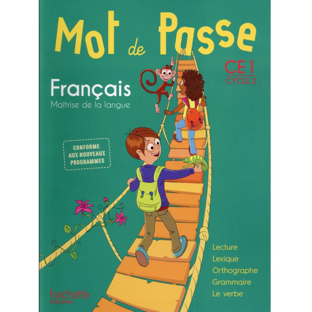 Mot de passe : français-CE1-Livre de l'élève.