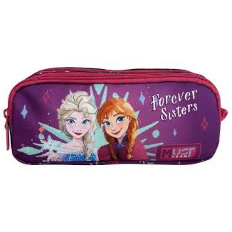 Trousse 2 Poches Must Team Disney Frozen.