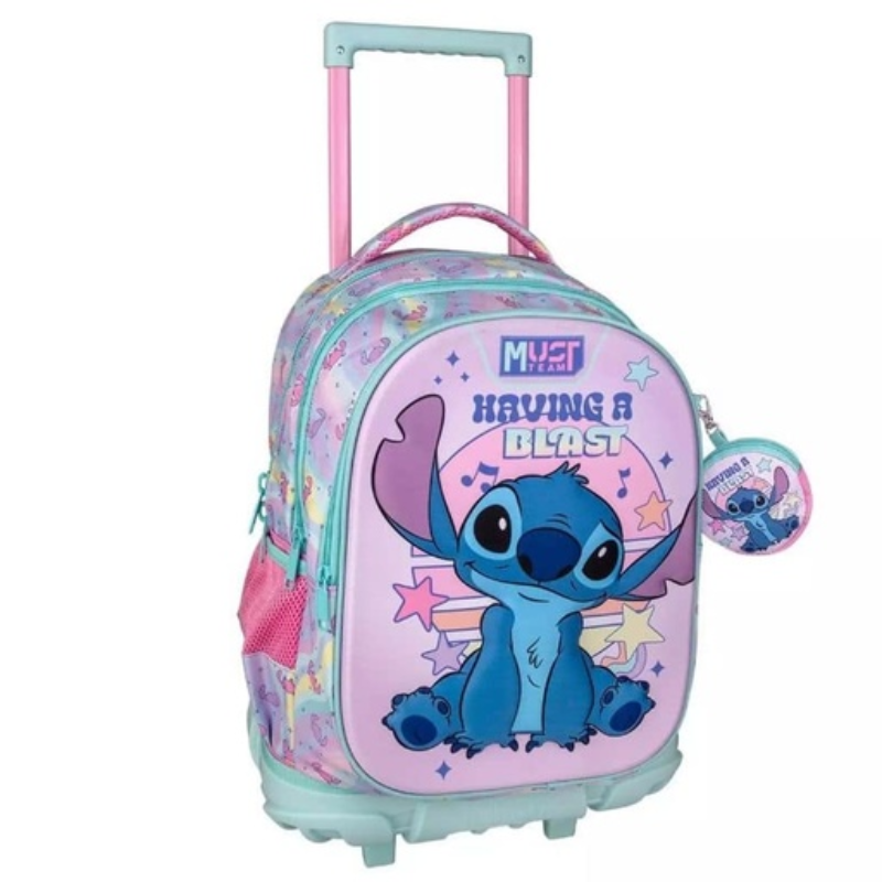 Sac à Dos Trolley Must Team Disney Stitch - À roulettes.