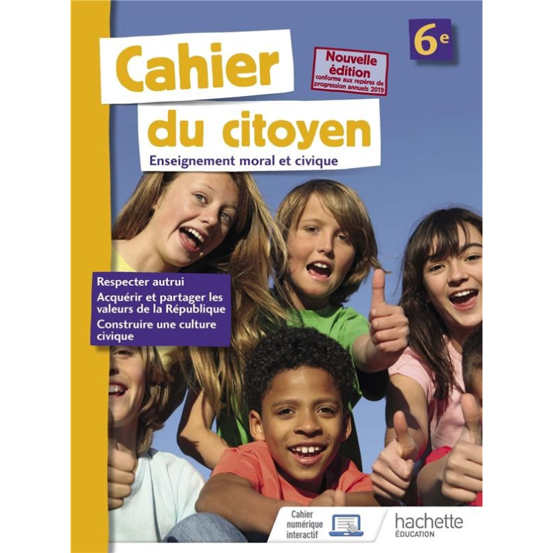 Le Cahier du citoyen ; 6e (édition 2019).