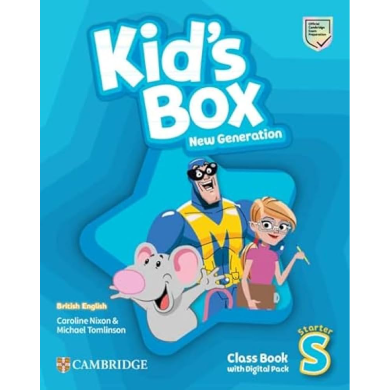 Kid’s Box New Generation Starter - Class Book avec Digital Pack (B.E.).