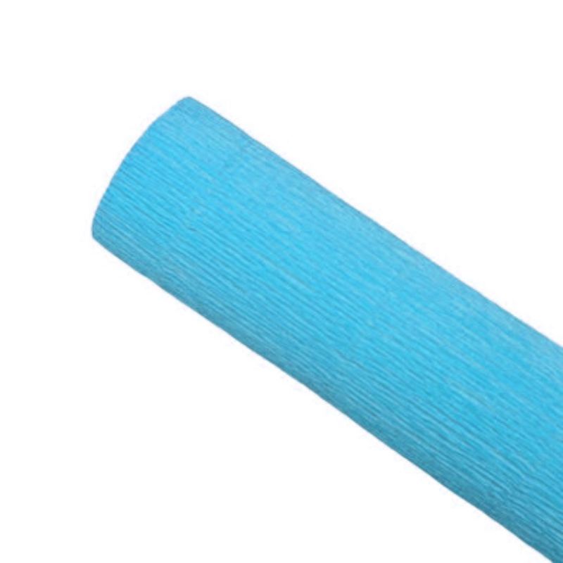 Papier Crépon (Éco Friendly) - Bleu Clair.