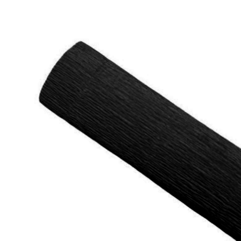 Papier Crépon (Éco Friendly) - Noir.