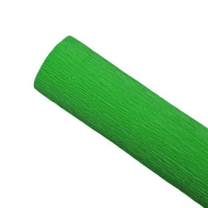 Papier Crépon (Éco Friendly) - Vert.