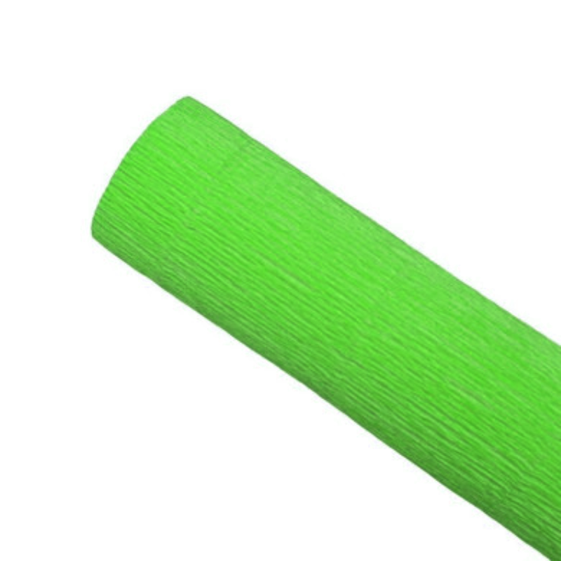 Papier Crépon (Éco Friendly) - Vert Clair.