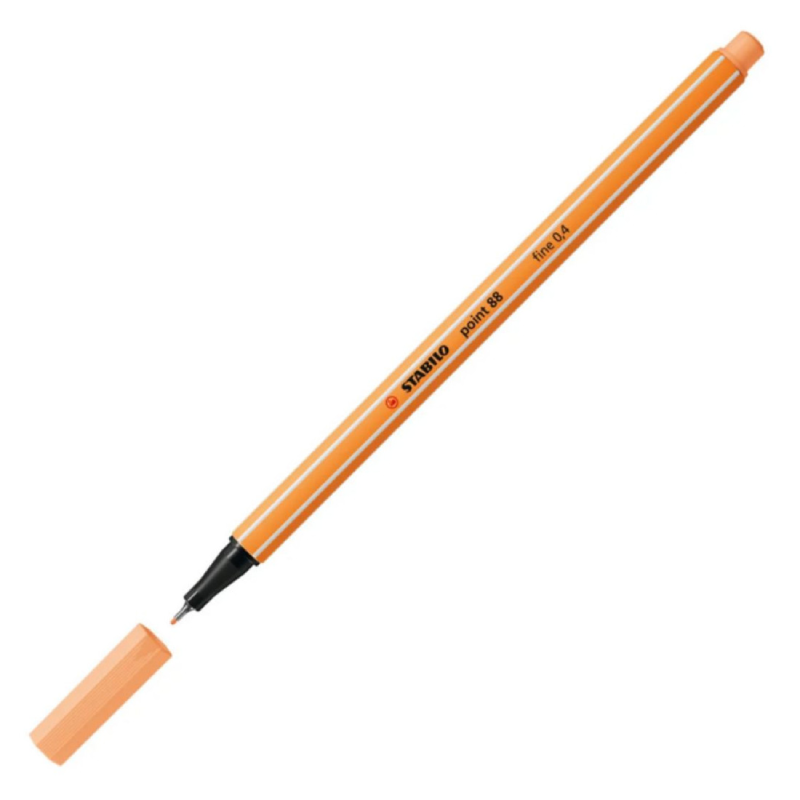 Stabilo Point 88 - Orange Clair.