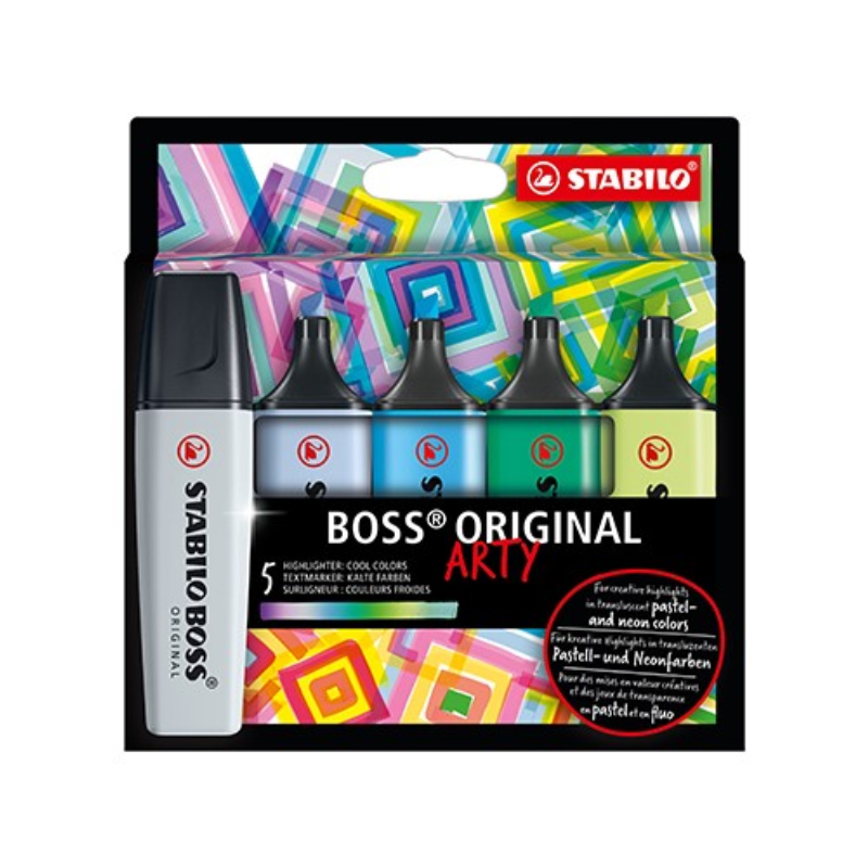 Stabilo Boss Arty - Pochette de 5.