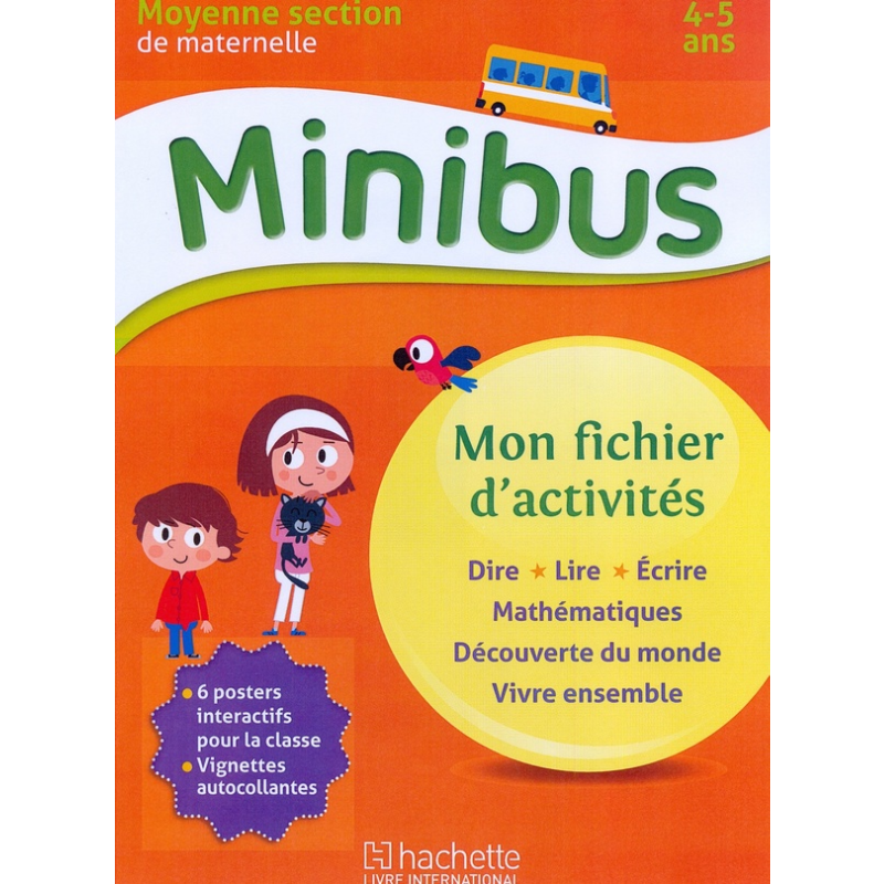 Minibus Maternelle MS – Mon Fichier d’Activités Tout-en-Un.
