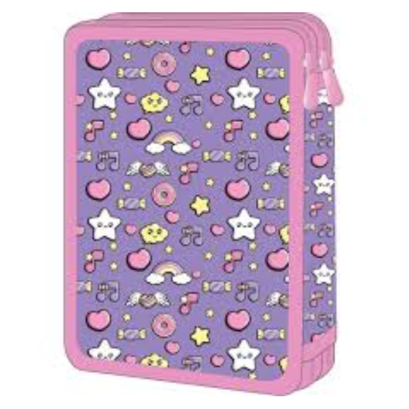 Trousse Plate 2 Poches Must Team – So Cute.