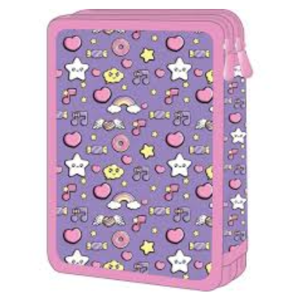 Trousse Plate 2 Poches Must Team – So Cute.