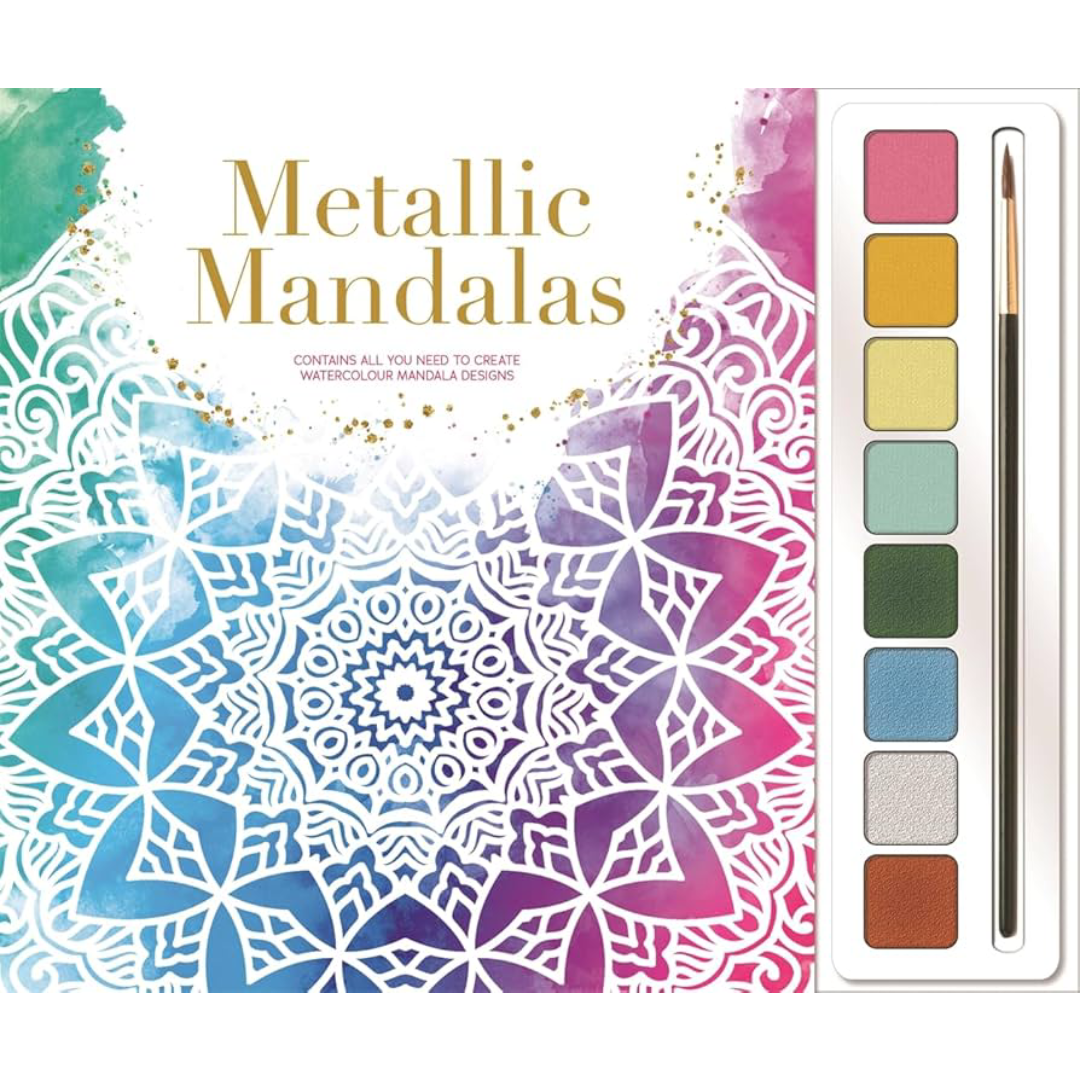 Watercolour Metallic Mandalas.