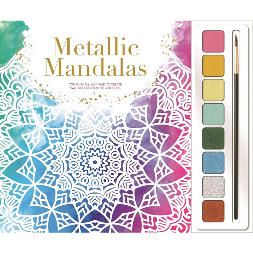Watercolour Metallic Mandalas.