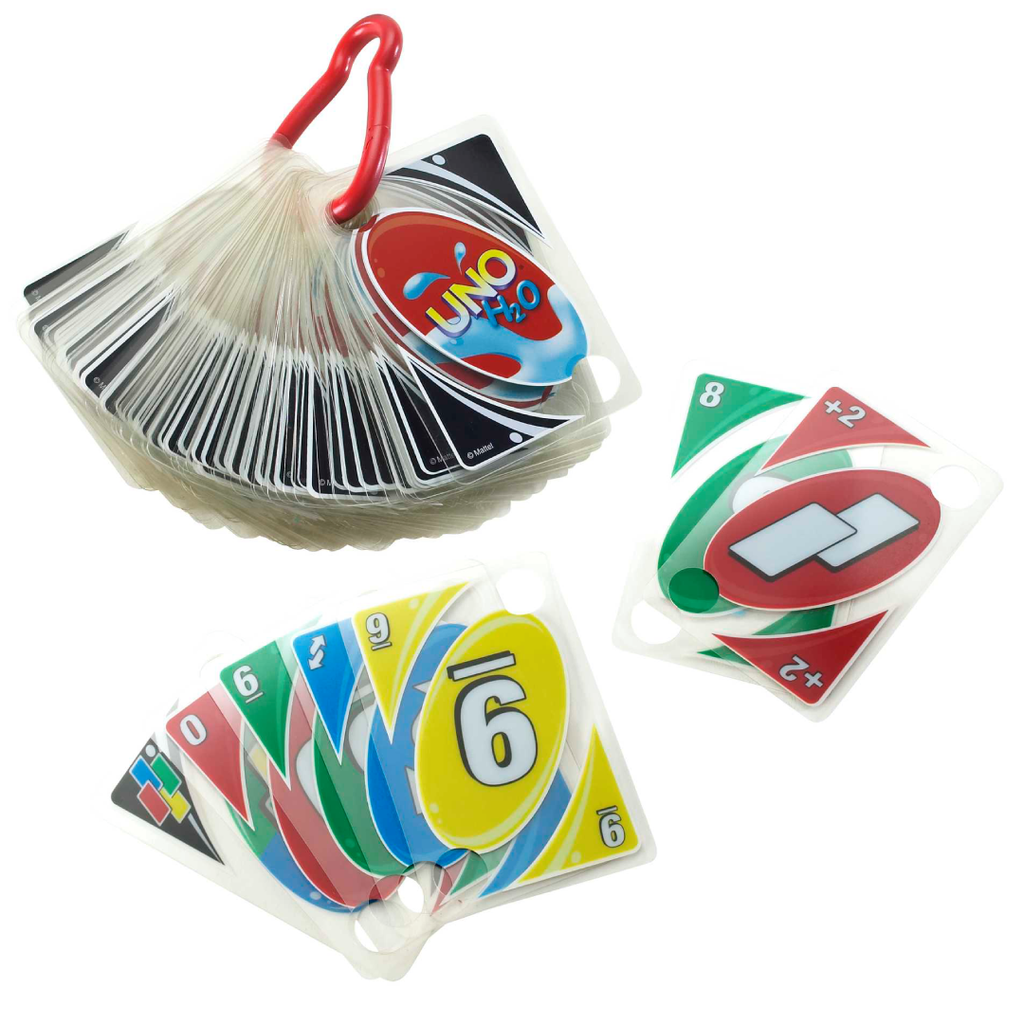Jeu de cartes Uno (plastique).