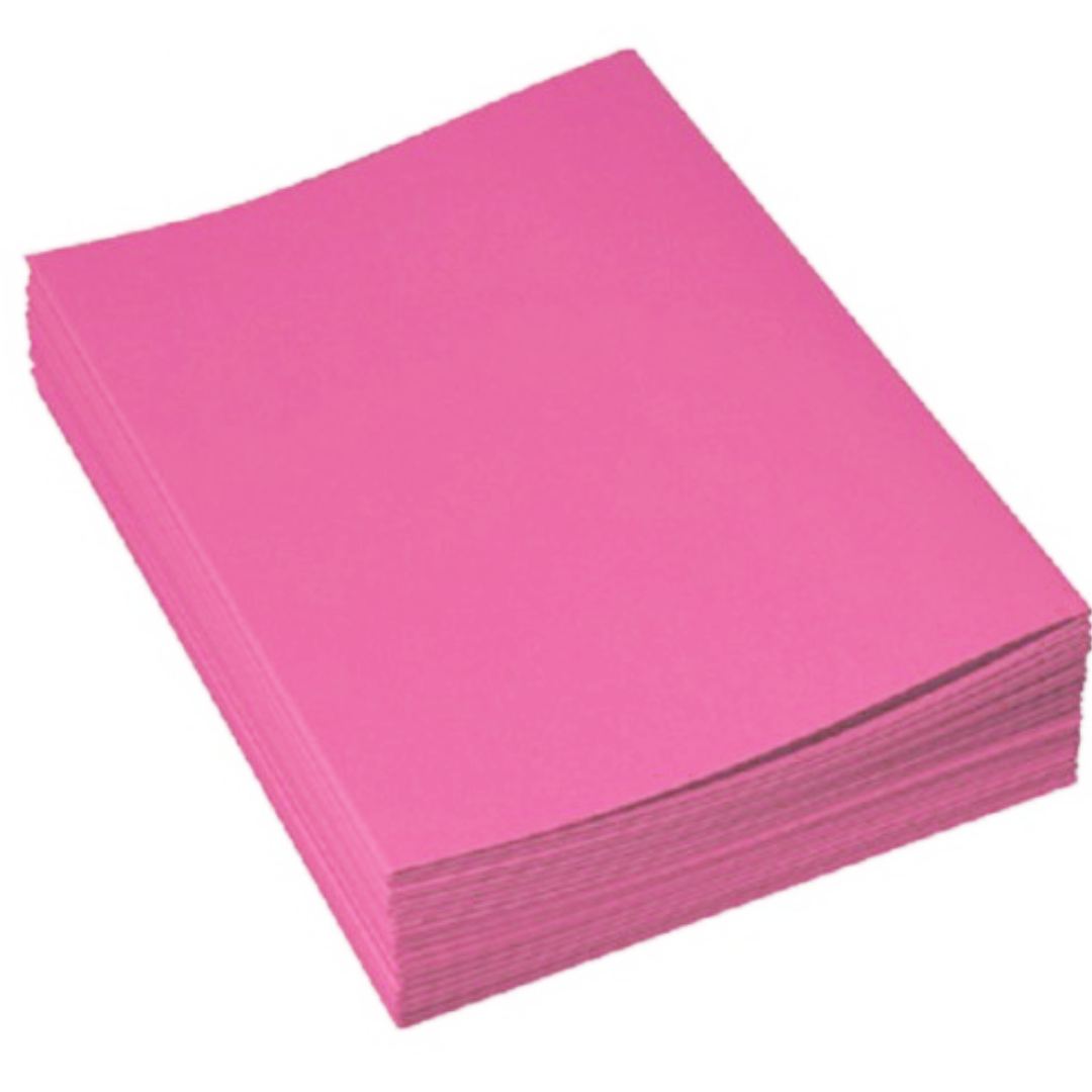 Chemise cartonnée Bristol Ribat 160g PQ100 – Rose vif.