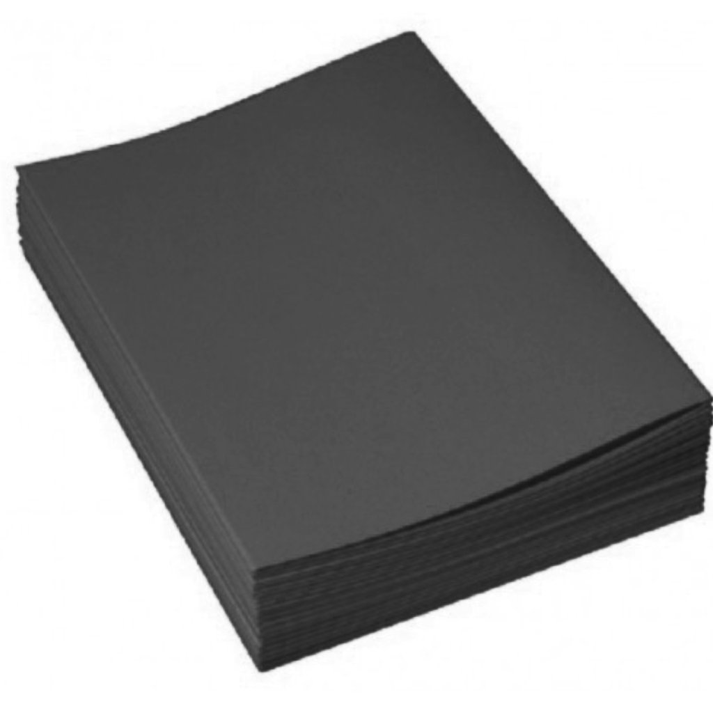 Chemise cartonnée Bristol Ribat 160g PQ100 – Noir.