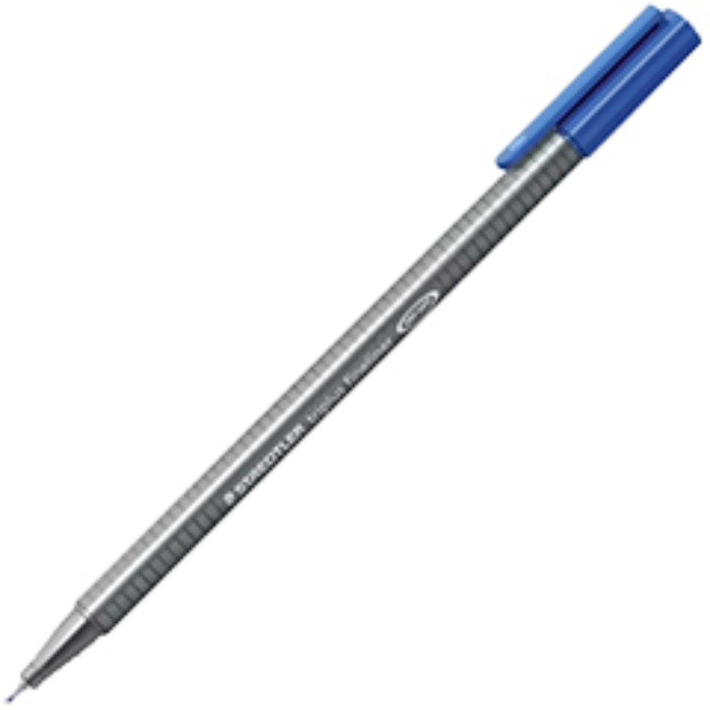 Feutre Fineliner Triplus Bleu 334-37 – Staedtler.