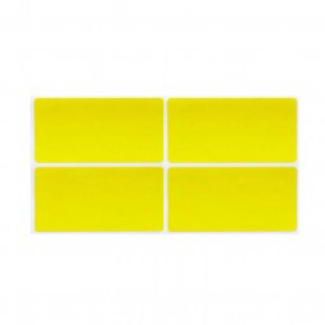 Étiquettes Adhésives 40x20 mm – Jaune.