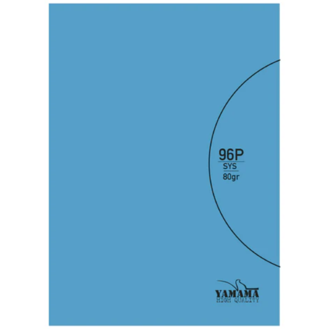 Cahier piqûre 96P 24x32 cm – Bleu CP 60G (Selecta)