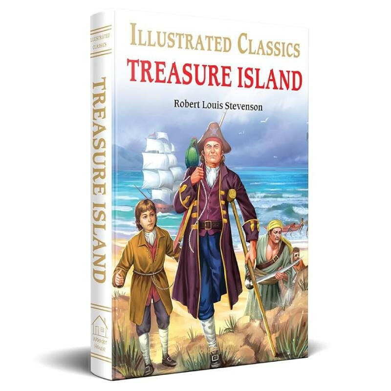 Treasure Island : Illustrated Abridged Children Classic English Novel.