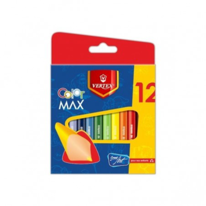 Tube 12/9 Crayons Couleur Vertex