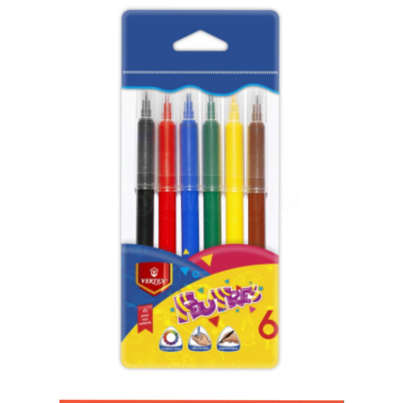 Set de 6 Feutres – Vertex