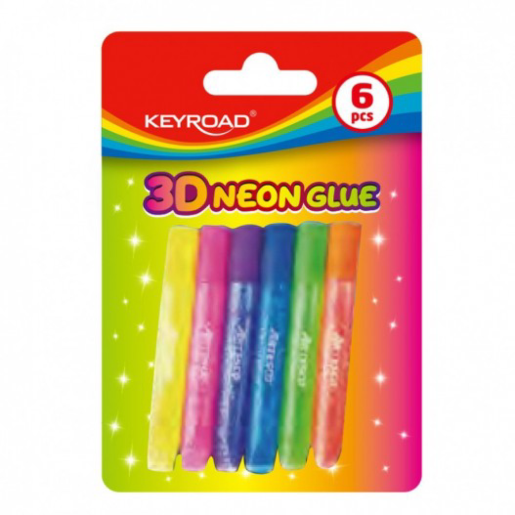 Colle Glitter Keyroad BLS 6 Neon 3D KR971938