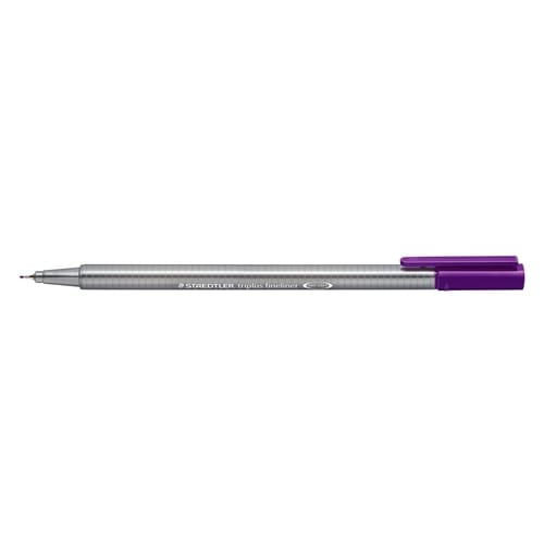 STYLO POINT FINE STAEDTLER TRIPLUS FINELINER VIOLET 334-6