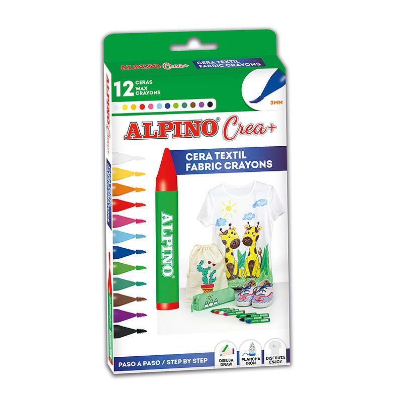 Alpino Crea - Crayon Fabric pour Décoration.