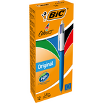 BIC - Stylo Bille 4 Couleurs Medium Original.