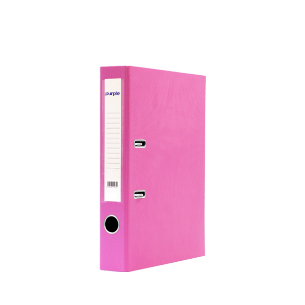 CLASSEUR A LEVIER OFFICEPLAST 75MM ROSE.