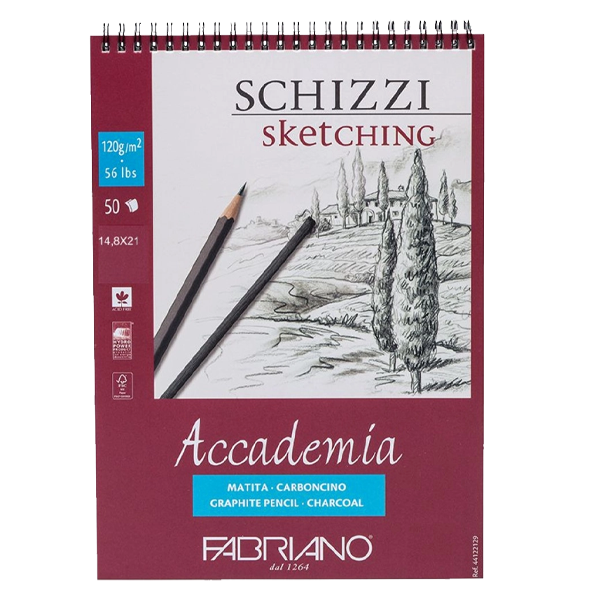 BLOC DESSIN ACCADEMIA SP 14.8*21 120G 50FS.