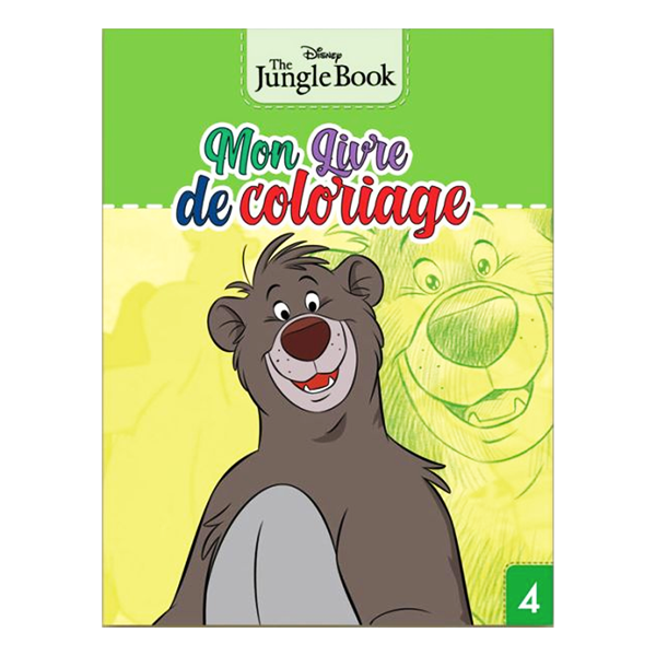 MON LIVRE DE COLORIAGE-THE JUNGLE BOOK