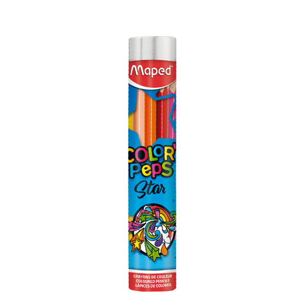 CRAYONS DE COULEUR MAPED DE 12 TUBE REF832044.