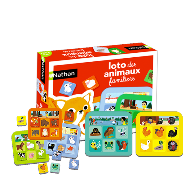 Jouet Nathan - Loto des Animaux Familier