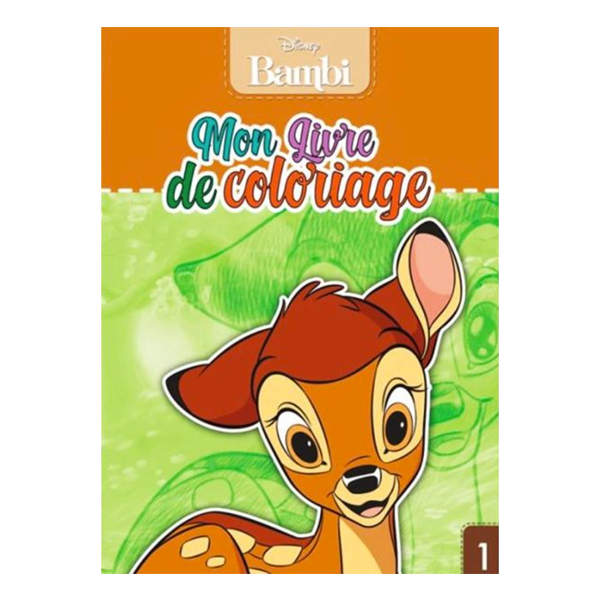 MON LIVRE DE COLORIAGE-BAMBI