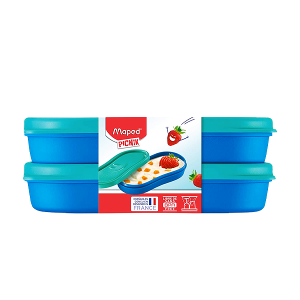 SNACK BOX MAPED KIDS CONCEPT 2 BOITES REF901.