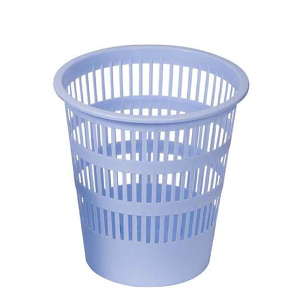 CORBEILLE A PAPIER PLASTIQUE BLEU CLAIR REF 307-71