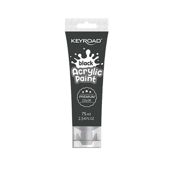 ACRYLIC BLACK KEYROAD 75ML REF 972202.