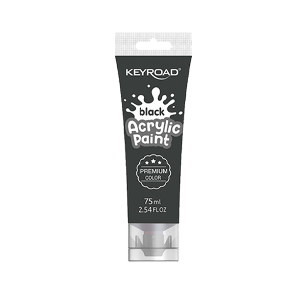 ACRYLIC BLACK KEYROAD 75ML REF 972202