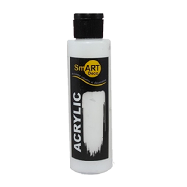 ACRYLIC FLACON MAJED BLANC 130ML.