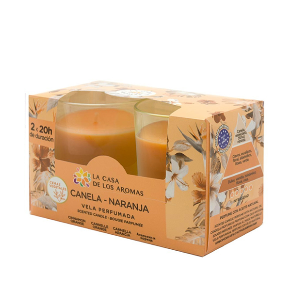 2 PACK BOUGIES PARFUMEES CANNELLE ORANGE · 2 X 100 G