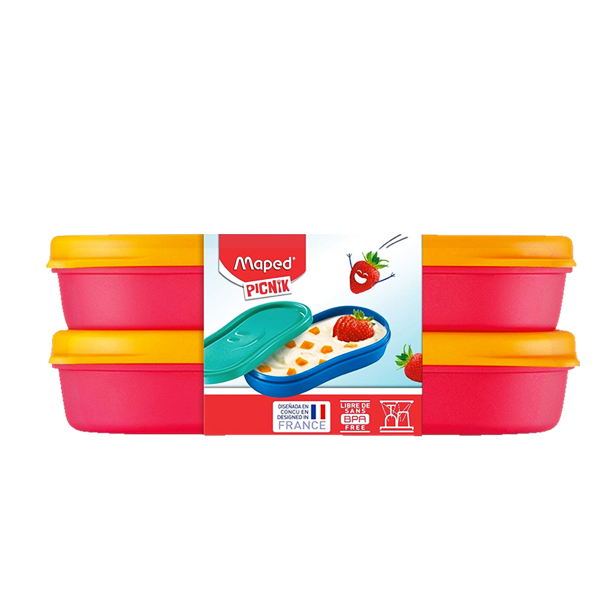 SNACK BOX MAPED KIDS CONCEPT 2 BOITES REF903