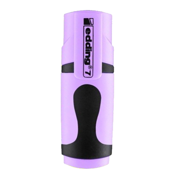 MARQUEUR FLUO EDDING PASTEL VIOLET.