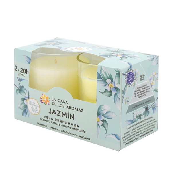 2 PACK BOUGIES PARFUMEES JASMIN · 2 X 100 G