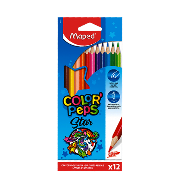 Paquet de 12 Crayon Couleur Maped