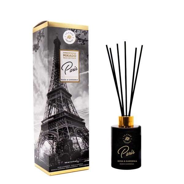 DIFFUSEUR DE LUXE - PARIS - 100 ML (Rose et Gardénia).