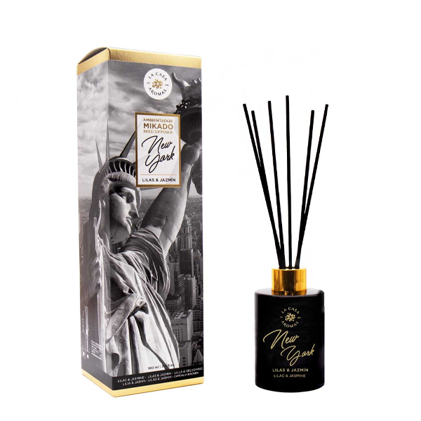 DIFFUSEUR DE LUXE - NEW YORK - 100 ML (Lilas et Jasmin).