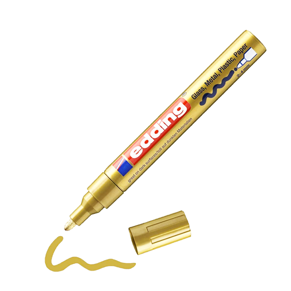 MARQUEUR DECO EDDING LAQUE OR 750 /053.