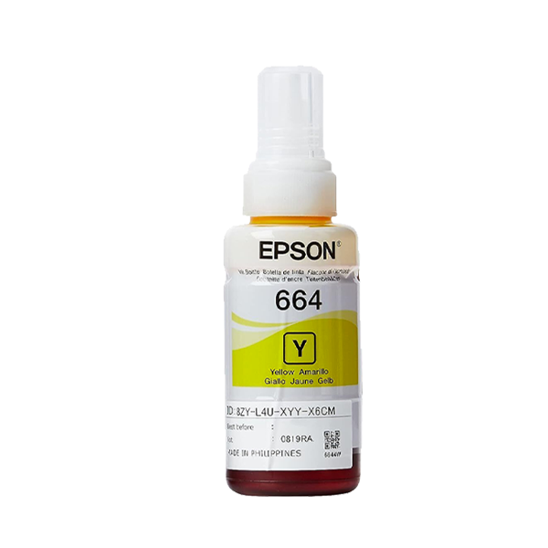 BOUTEILLE D'ENCRE ADAPTABLE EPSON T6641 YELLOW 100 ML