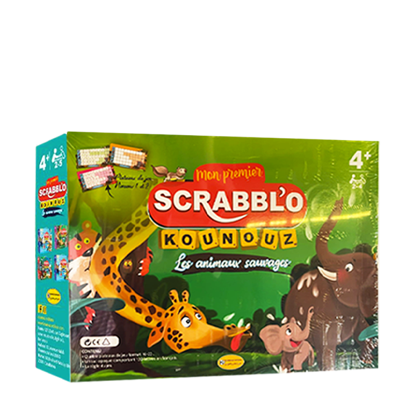 Scrabblo Les Animaux Sauvages.